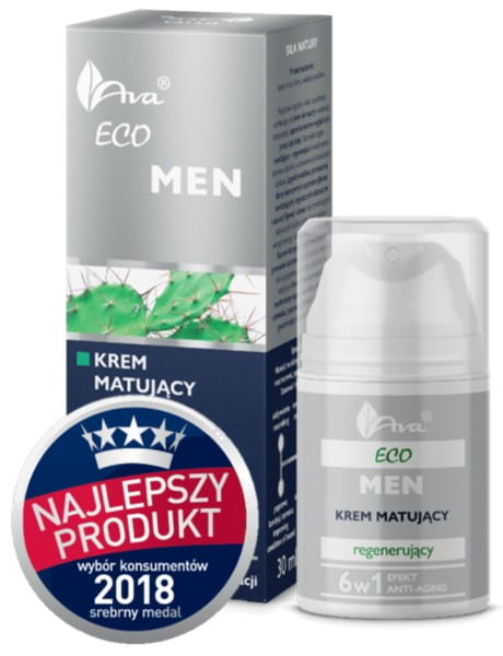 Eco Men Matte Regenerierende Creme 50ml - AVA - Biogo.de