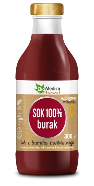 100% Rote-Bete-Saft 300ml EKAMEDICA - Biogo.de