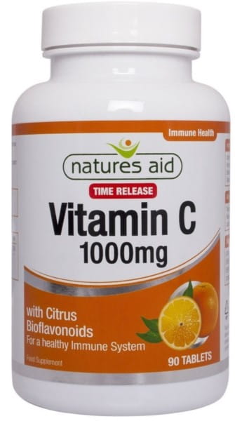 Vitamin C 1000 mg 90 tab. NATURES AID-Veröffentlichung - Biogo.de