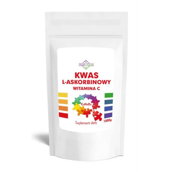 Vitamin C L-Säure - Ascorbin 1 kg SOUL FARM - Biogo.de