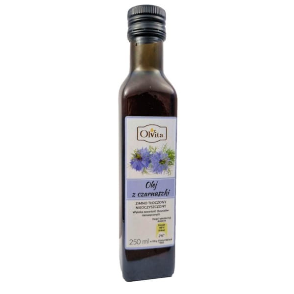 Schwarzkümmelöl kaltgepresst 250ml OLVITA - Biogo.de