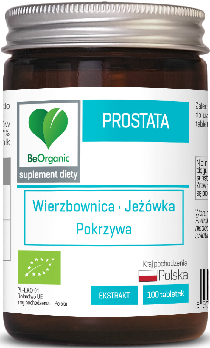 Prostata Tabletten BIO 100 Stück (300 mg) - BE ORGANIC - Biogo.de