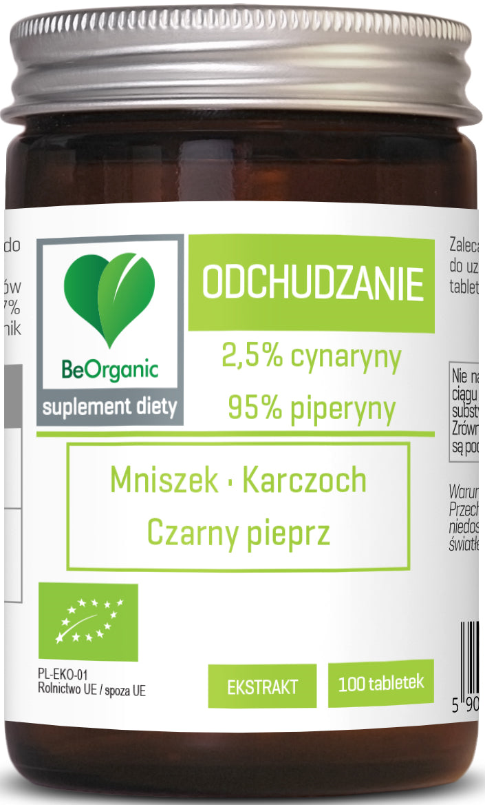 Schlankheitspillen BIO 100 Stück (401 mg) - BE ORGANIC - Biogo.de