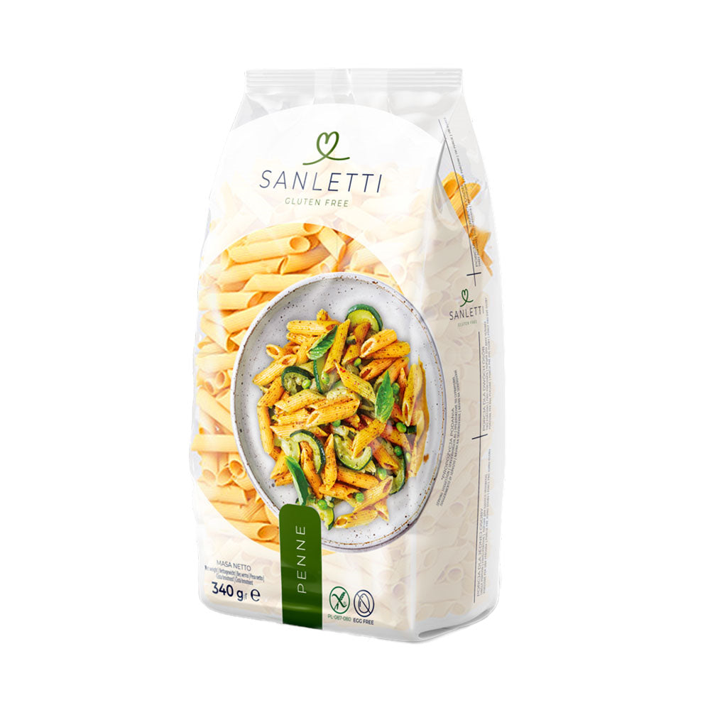 Glutenfreie Penne-Nudeln 340 g - SANLETTI - Biogo.de