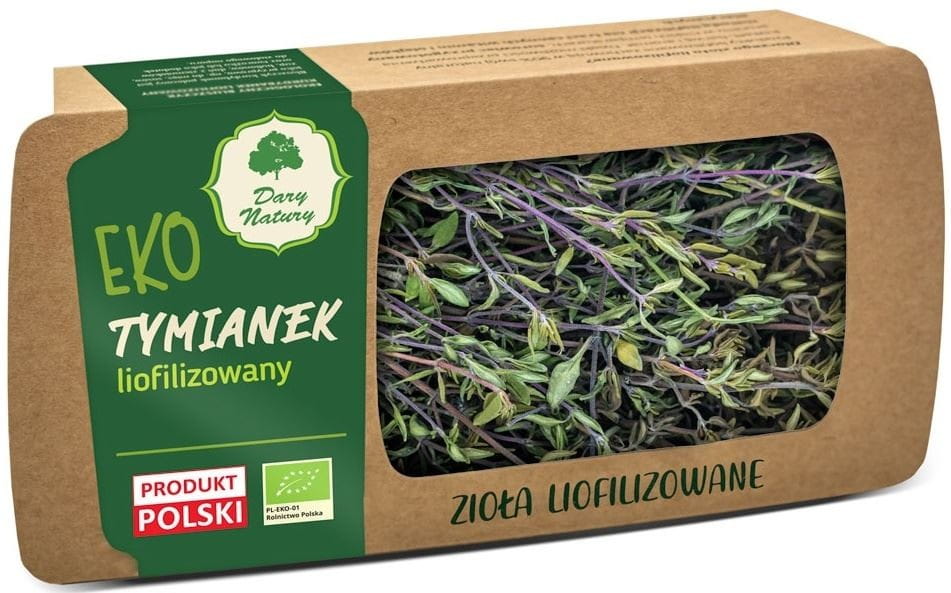 Glutenfreier gefriergetrockneter Thymian BIO 10 g - GESCHENKE DER NATUR - Biogo.de