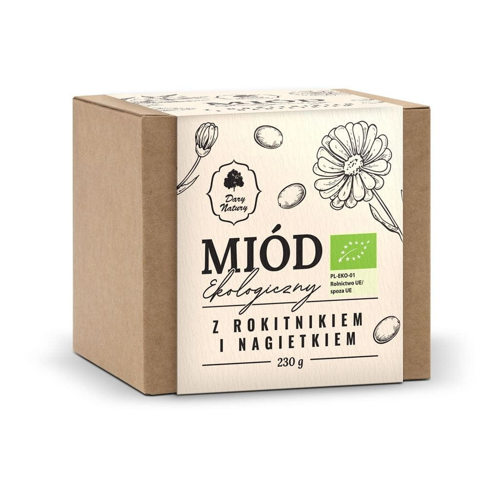 Blütennektarhonig mit Gelbtönen und Ringelblume 230 g - Geschenke der Natur - Biogo.de