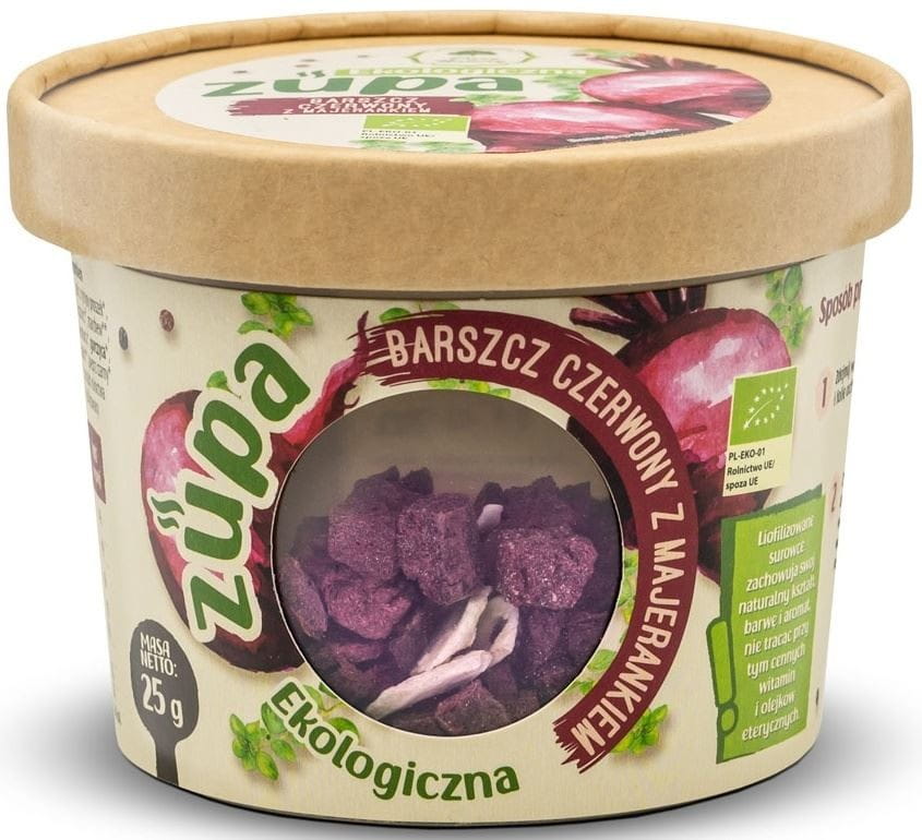 ROTE BORSCH-SUPPE MIT MARYERAN BIO LYOPHILISIERT 25 g - GESCHENKE DER NATUR - Biogo.de