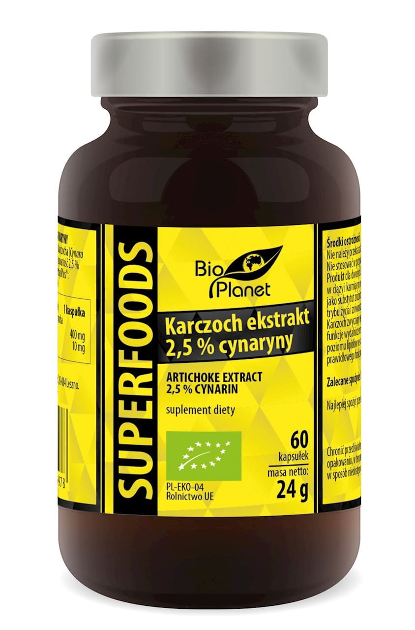 KARCZOCH EXTRAKT BIO 60 KAPSELN (410 mg) - BIO PLANET - Biogo.de
