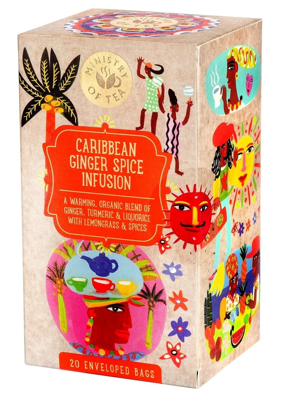 INGWERTEE (KARIBISCHER INGWERGEWÜRZEINFUSION) BIO (20 x 1,8 g) 36 g - MINISTERIUM FÜR TEE - Biogo.de