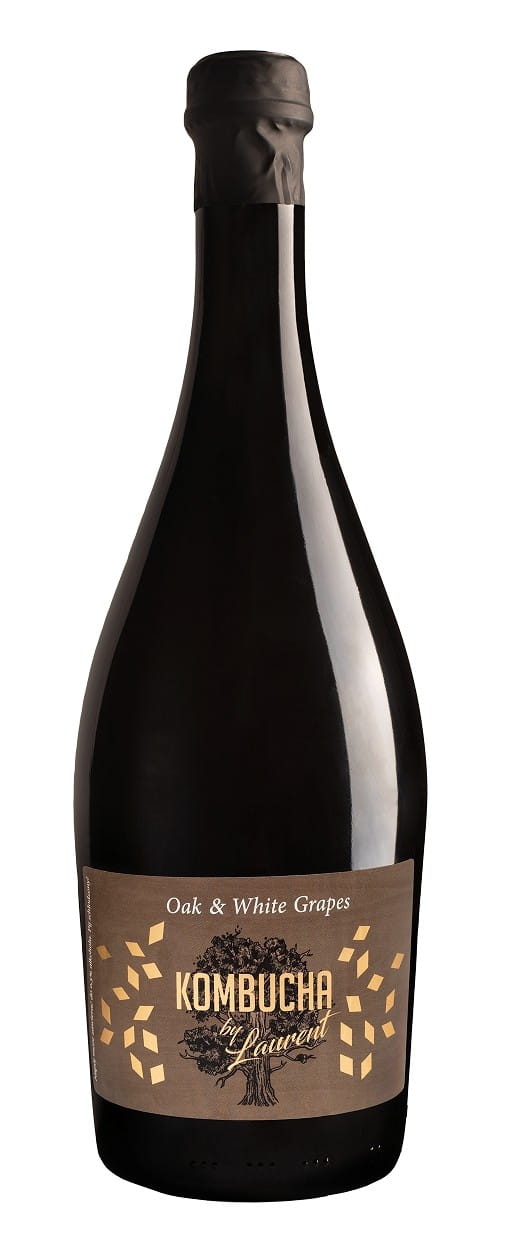 WEIßE TRAUBEN GESCHMACK BIO AUF EICHENSCHWIMMER 750 ml - KOMBUCHA VON LAURENT - Biogo.de