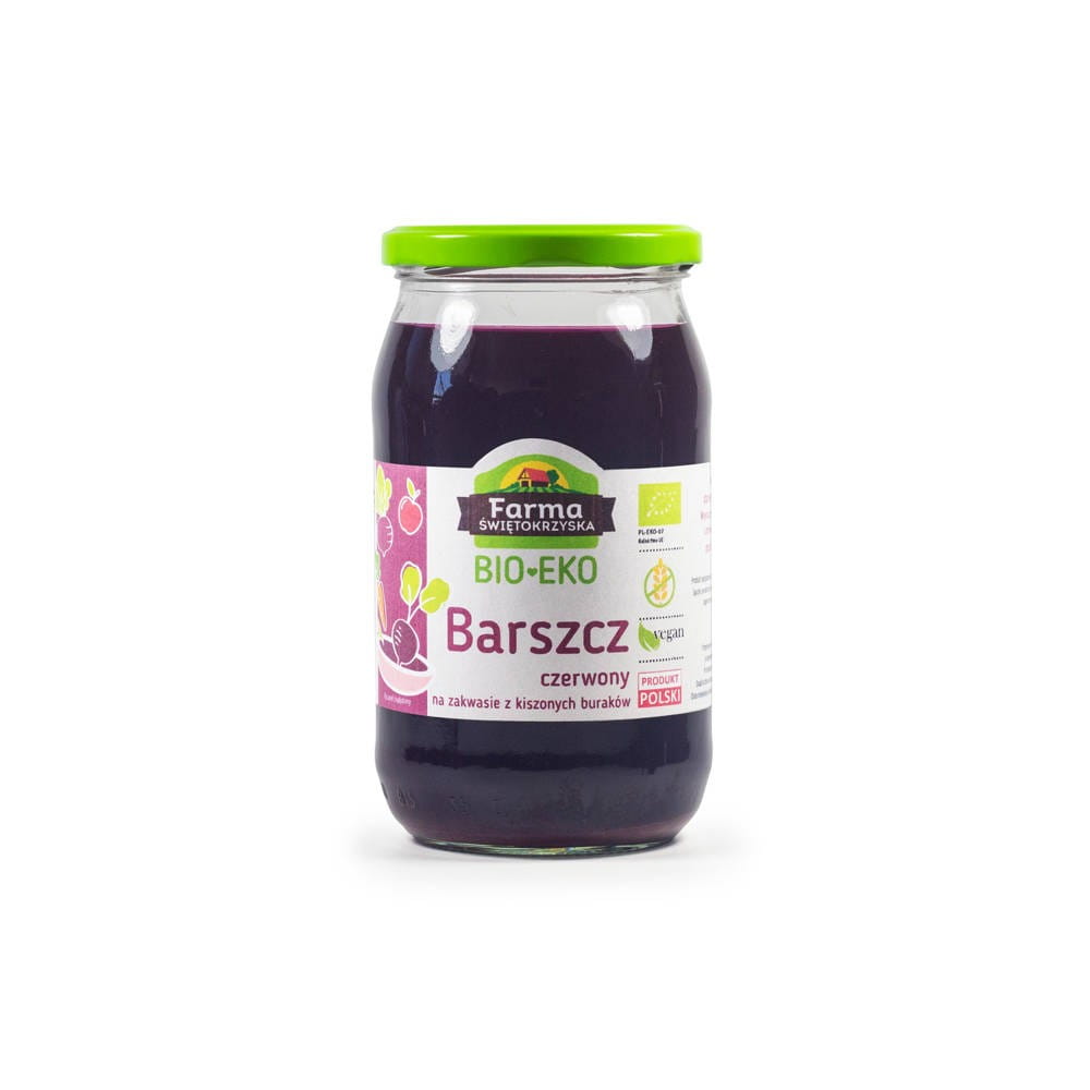 ROTER BORSCHE AUS HÜHNERRÜBEN GLUTENFREI BIO 720 ml (GLAS) - FARM ŚWIĘTOKRZYSKA - Biogo.de