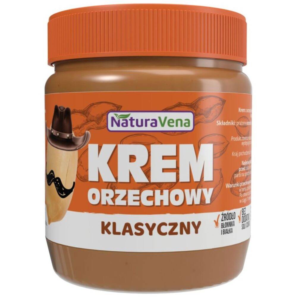 Klassische Nusscreme 100% ohne Salz und Zucker 340 g - NaturAvena - Biogo.de