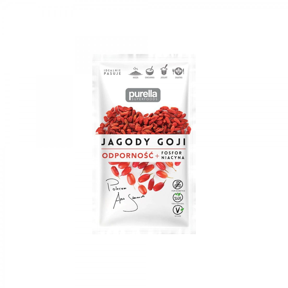 Goji-Beeren. Widerstand. Phosphor + Niacin 45 g - Biogo.de