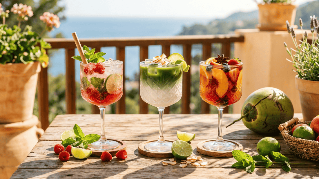 Zuckerfreie Sommer-Mocktails: Isotonische Erfrischung mit Kokoswasser und Erythrit
