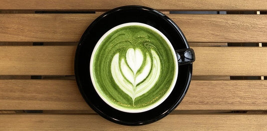 Matcha Latte Rezept statt Kaffee