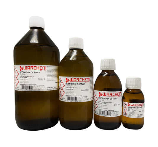 Reiniger Essiganhydrid von Warchem in 100 ml Flasche, klare Flüssigkeit, für chemische Reinigungsanwendungen