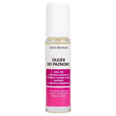 Roll-on Nagel- und Nagelhautöl von Kräuterhaus Sanct Bernhard in 10 ml Flasche, zeigt das Produkt mit Applikator und Ölflasche