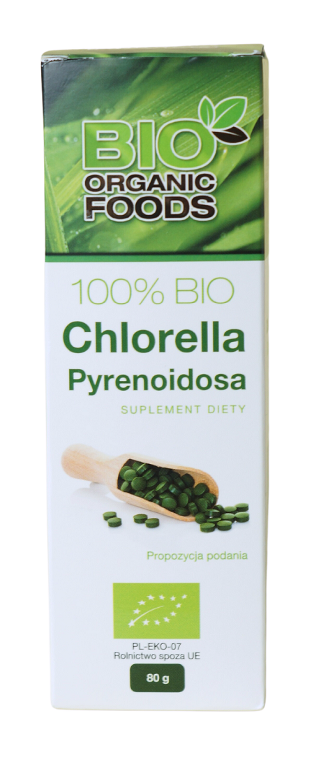 PYREONIDOSA CHLORELLA BIO (250 mg) 320 TABLET - BIO ORGANIC FOODS Main Image