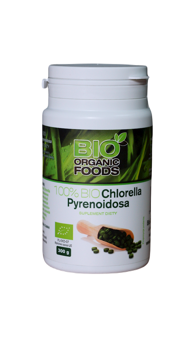 PYREONIDOSA CHLORELLA BIO (250 mg) 1200 TABLET - BIO ORGANIC FOODS Main Image