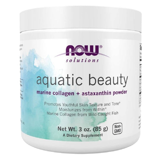 Nahrungsergänzungsmittel NOW FOODS Aquatische Schönheit in 85 g mit Meeresalgen und Vitaminen, natürliche Haut- und Haarpflege.