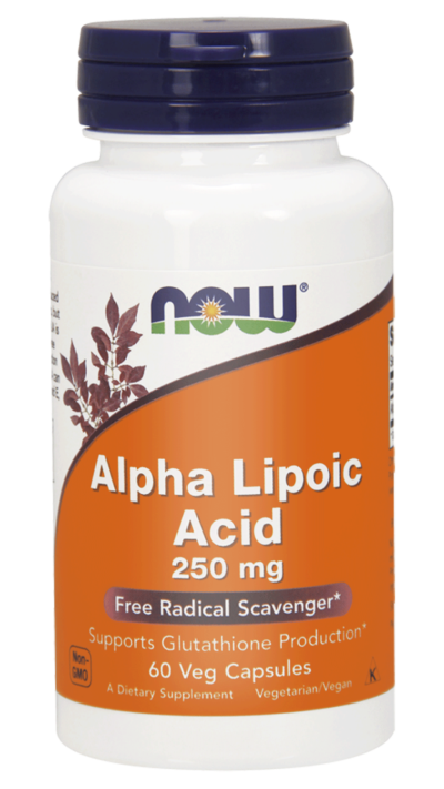 NOW FOODS Ácido Alfa-Lipóico 250 mg (60 Cápsulas) Imagem secundária do produto