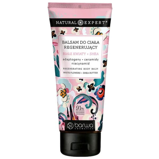 Regenerierende BARWA Körperlotion in 200 ml Flasche, feuchtigkeitsspendend und pflegend für die Haut.