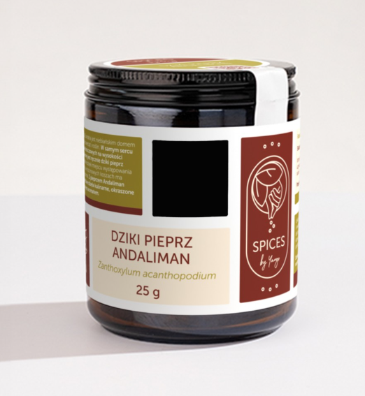Wilder Andaliman-Pfeffer von Spices by YANGO in 25 g Verpackung, getrocknete Pfefferkörner mit aromatischem Geschmack