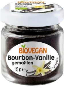 Bio Vanille Bourbon in Dose, echte aromatische Vanillebohnen für Kochen und Backen, von BIOVEGAN.