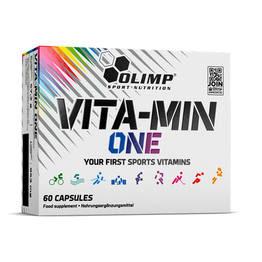 Olimp Vita - Min One Nahrungsergänzung in 60 Kapseln, Dose, auf weißem Hintergrund, Produktbild
