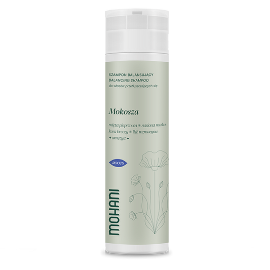 Balancierendes Shampoo für schuppiges Haar, Mohani, 250 ml, feuchtigkeitsspendende Pflege gegen Schuppenbildung