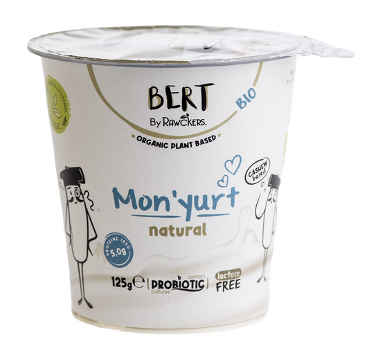 Bio Nüsse ohne Zucker von BERT, 125 g, rohen, ungesüßten Nüssen in nachhaltiger Verpackung.