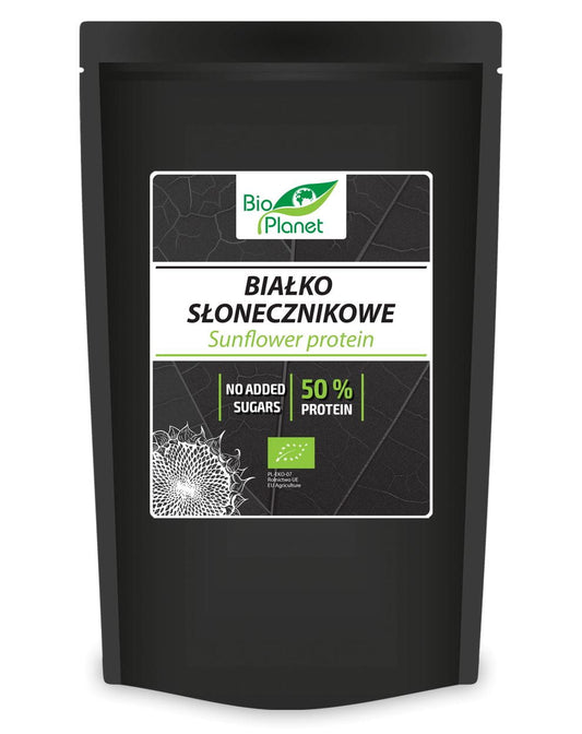Bio Honigprotein BIO PLANET 500 g, Nahaufnahme der Verpackung mit Honigprotein-Beschriftung und Bio-Label.