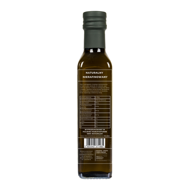 Koudgeperste olie uit distelzaad 250ml ZIELARZPOLSKI.PL Main Image