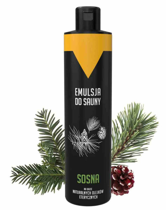 Sauna-Emulsion Kiefer von Bilovit in 250 ml Flasche, natürliche Kieferduft und pflegende Inhaltsstoffe für die Sauna.