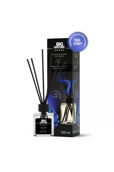 Großer Nature Duft-Diffusor BLACK OPIUM von Dystrybutor Biogo.pl, schwarzer Diffusor mit 50 ml Duftöl