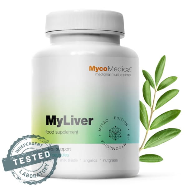 MycoMedica MyLiver 90 kapslar min lever Sekundär produktbild