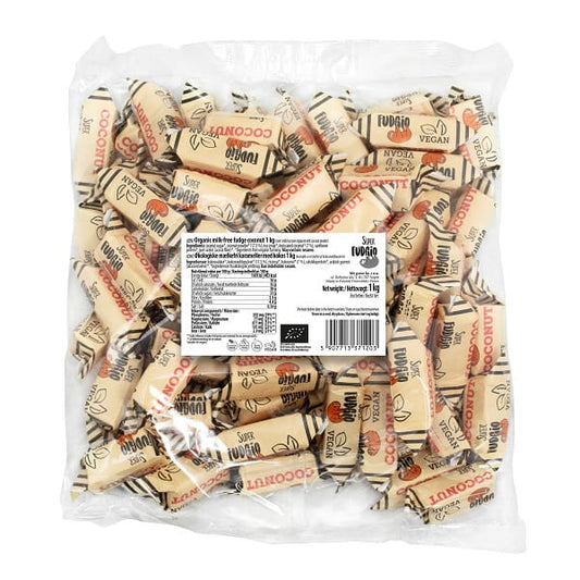 Weizenfreie, glutenfreie Kokosnusscreme-Tüte von ME GUSTO, 1 kg, vegan, biologisch, ideal für Desserts und Backwaren.