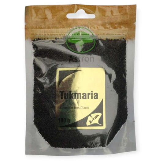 Süße Basilikum Tukmatia Samen von Astron, 100 g, Bio-Qualität, für aromatische Kräuter in der Küche, von BioGo.PL.