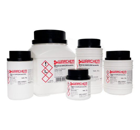 Reines, wasserfreies Kupfersulfat in 10g Verpackung von WARCHEM, chemisches Pulver für Labor und Industrie