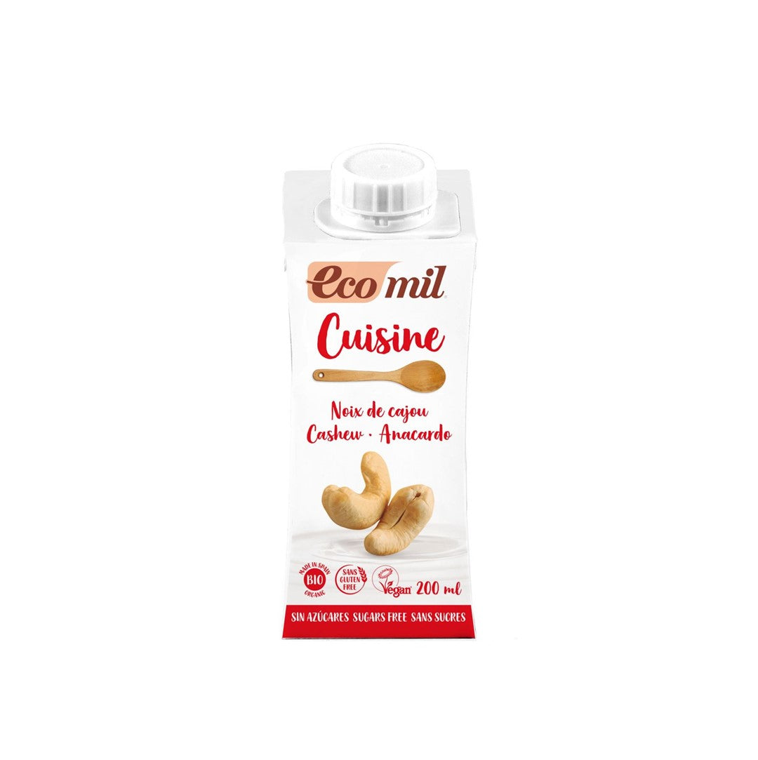 Cashewnuss-Kochcreme ohne Zucker BIO 200 ml ECOMIL - Biogo.de