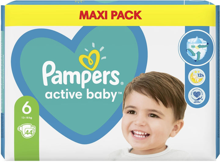 Aktive Babywindeln Velikost 6 Pampers 44 kusů