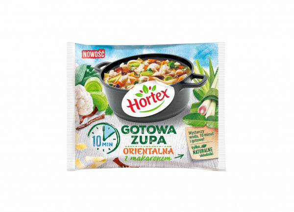 Supă orientală congelată cu tăiței Hortex 350g