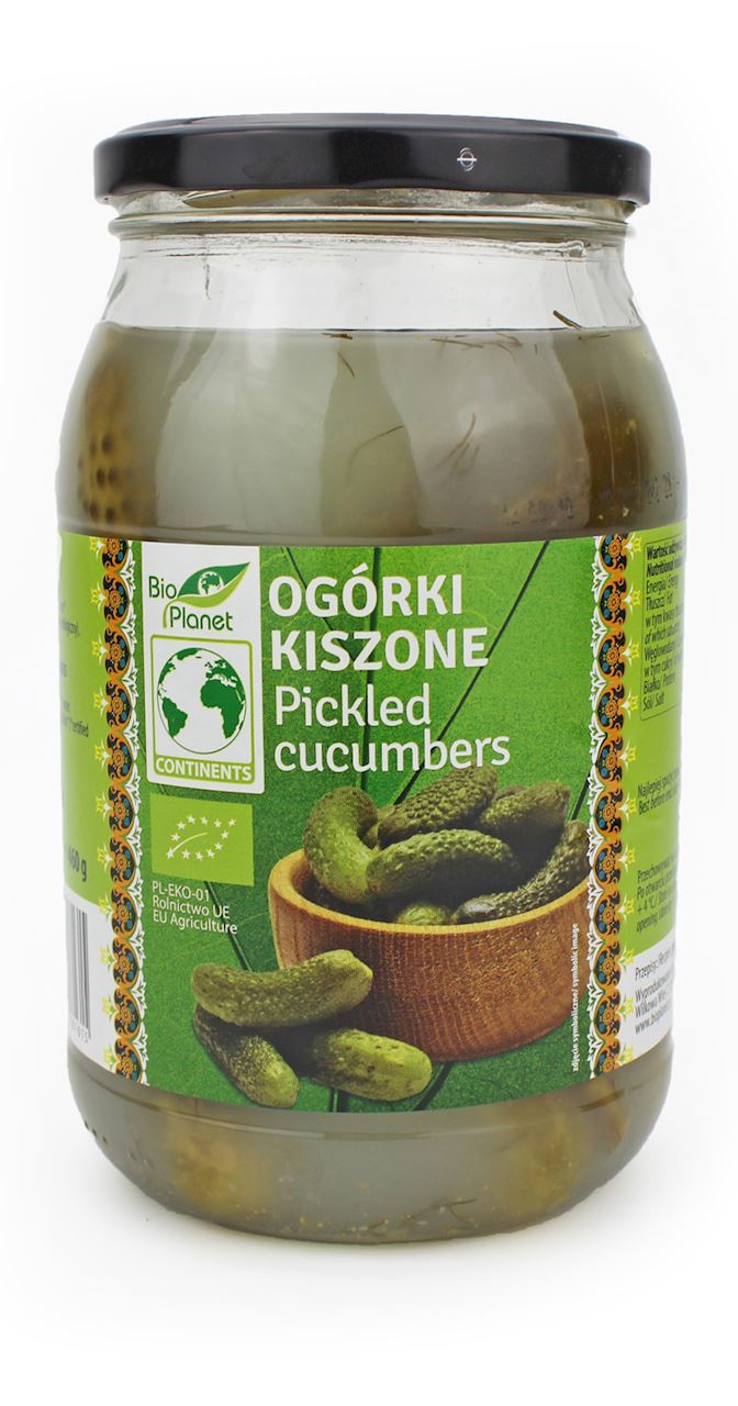 Pickled cucumbers ORGANIC 820 g (460 g) - ORGANIC EUROPE