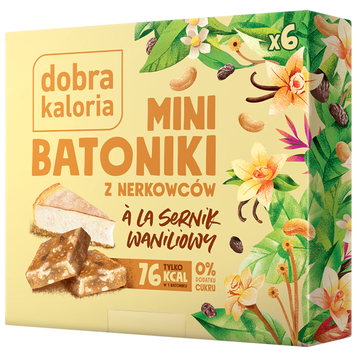 A'LA Mini-Cashewriegel Vanille-Cheesecake (6 x 17g) GOOD KALORIA - Biogo.de