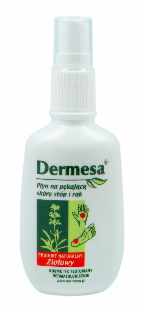 DERMESA Flüssigkeit für rissige Haut an Füßen und Händen 65ml - Biogo.de