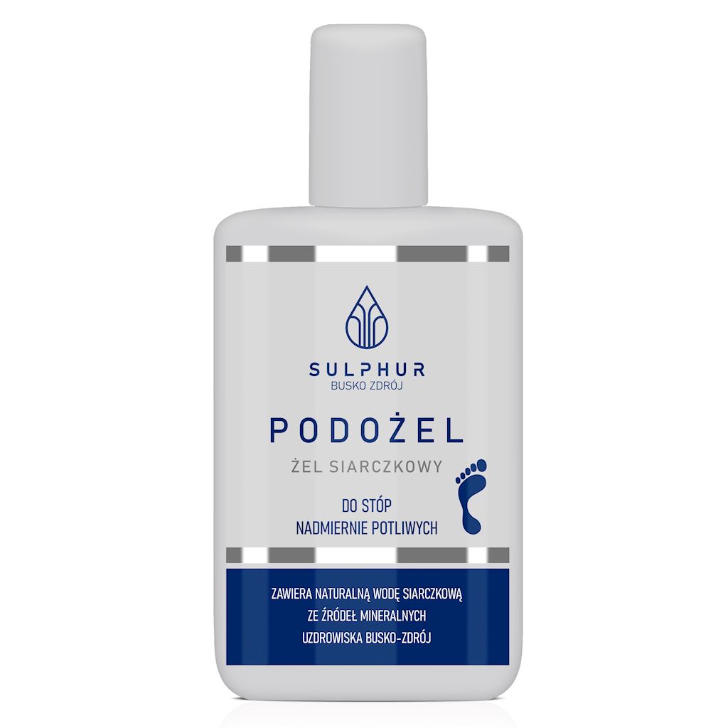 Podożel Sulfid-Gel untuk kaki yang berkeringat berlebihan 135g SULFUR