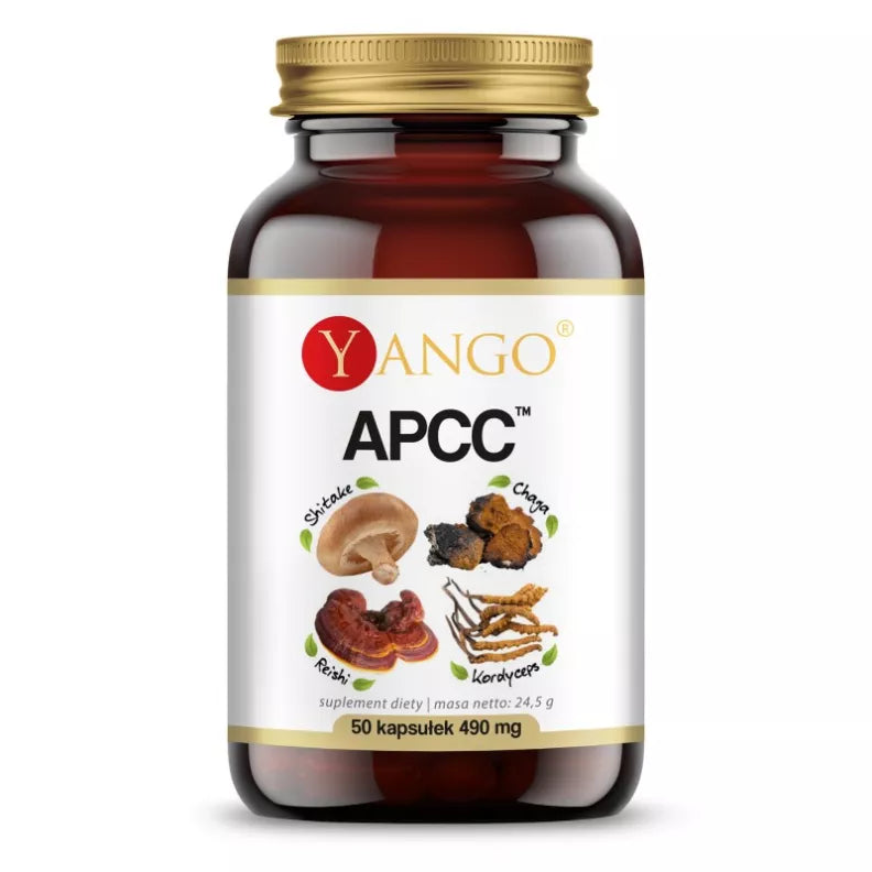 Apcc ™ 灵芝虫草香菇桦褐孔菌 50粒 YANGO