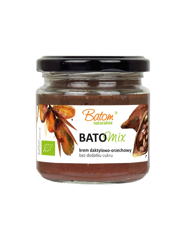 Dattel- und Kakaocreme mit Haselnüssen BIO 200 g - BATOM - Biogo.de