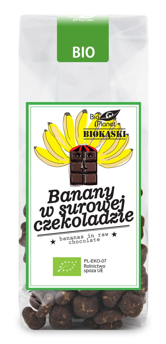 Bananes au chocolat cru BIO 100 g - BIO PLANET Main Image