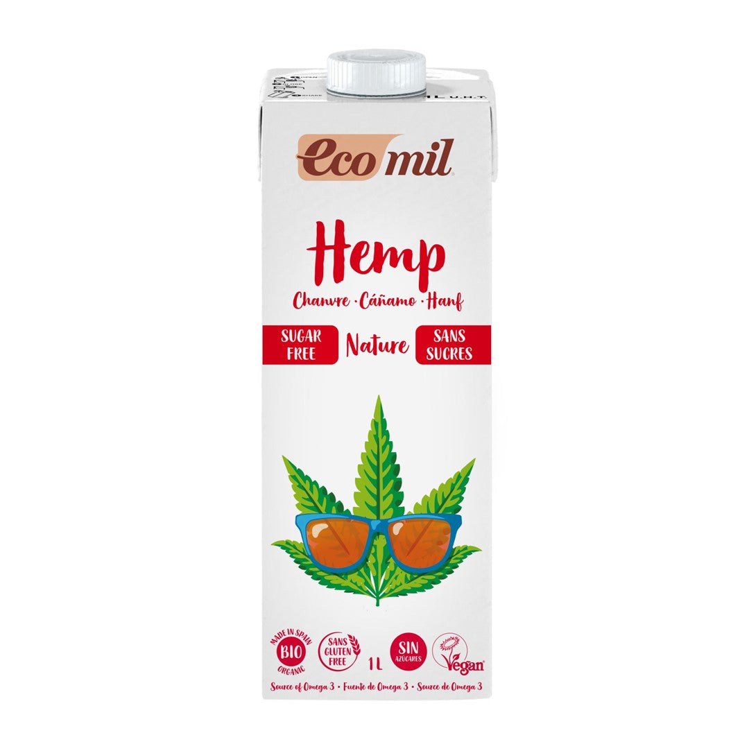 Hemp drink without sugar BIO 1000 ml ECOMIL